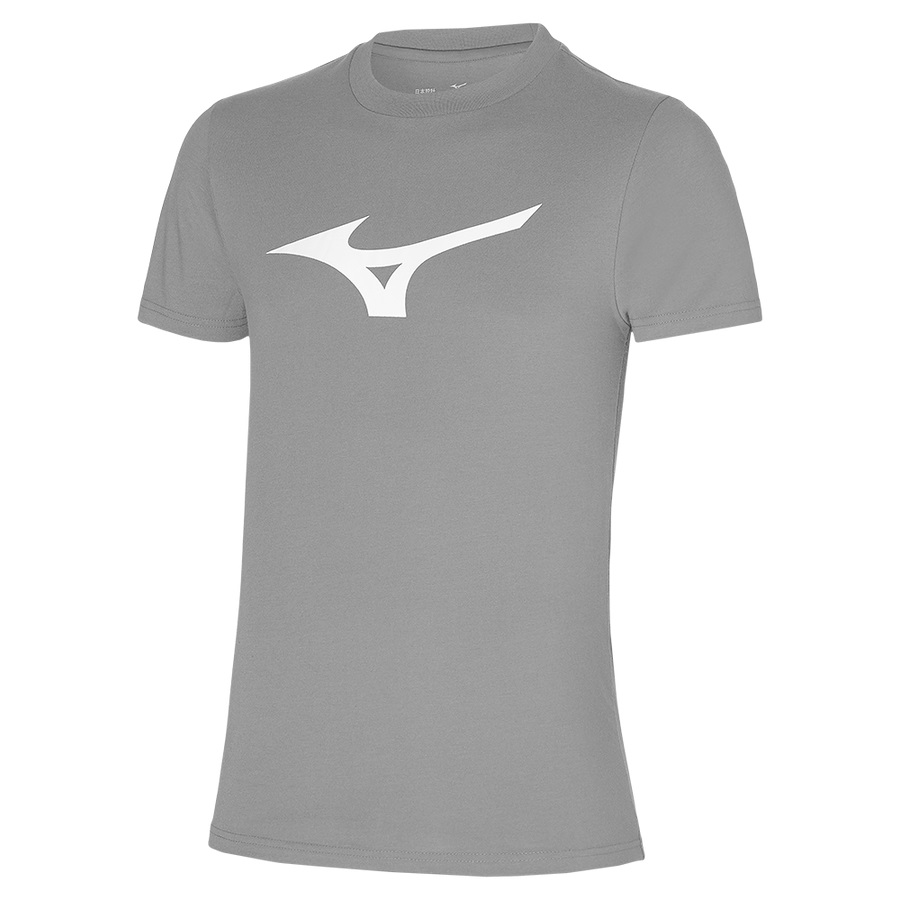 Grey Men's Mizuno Rb Logo Tee | Philippines-472618