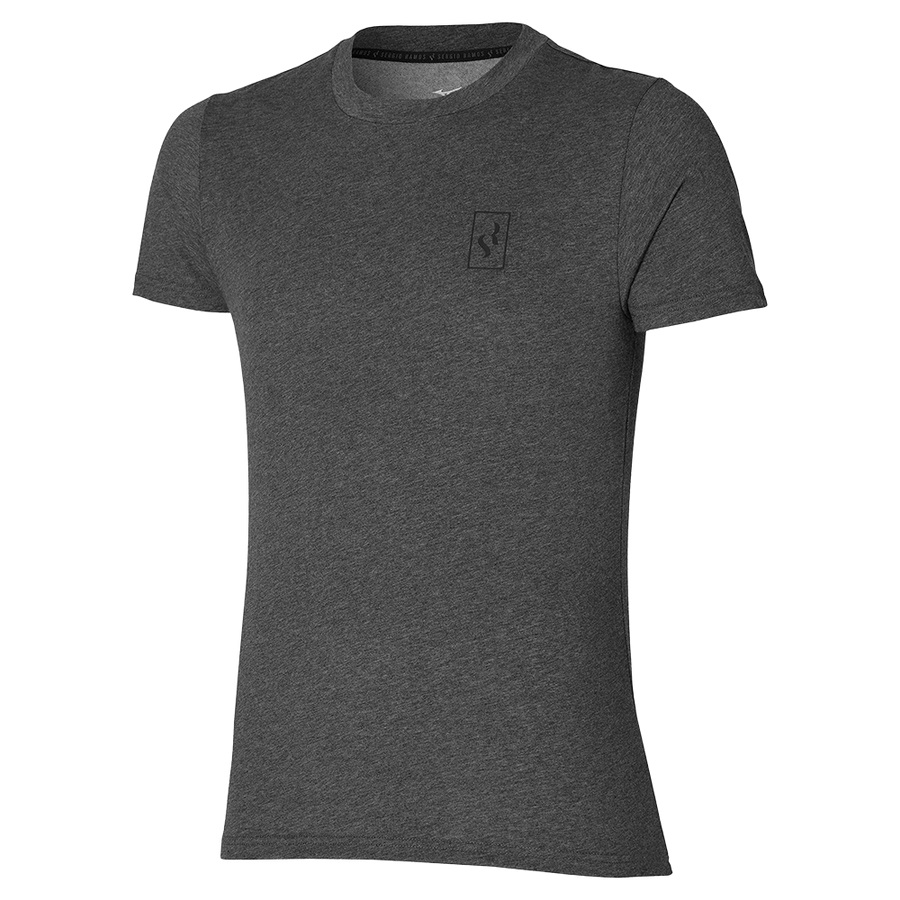 Grey Men's Mizuno Tee SR Tee | Philippines-510386