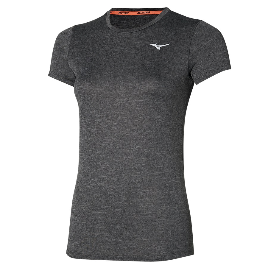 Grey Women's Mizuno Core Graphic T-Shirts | Philippines-542678