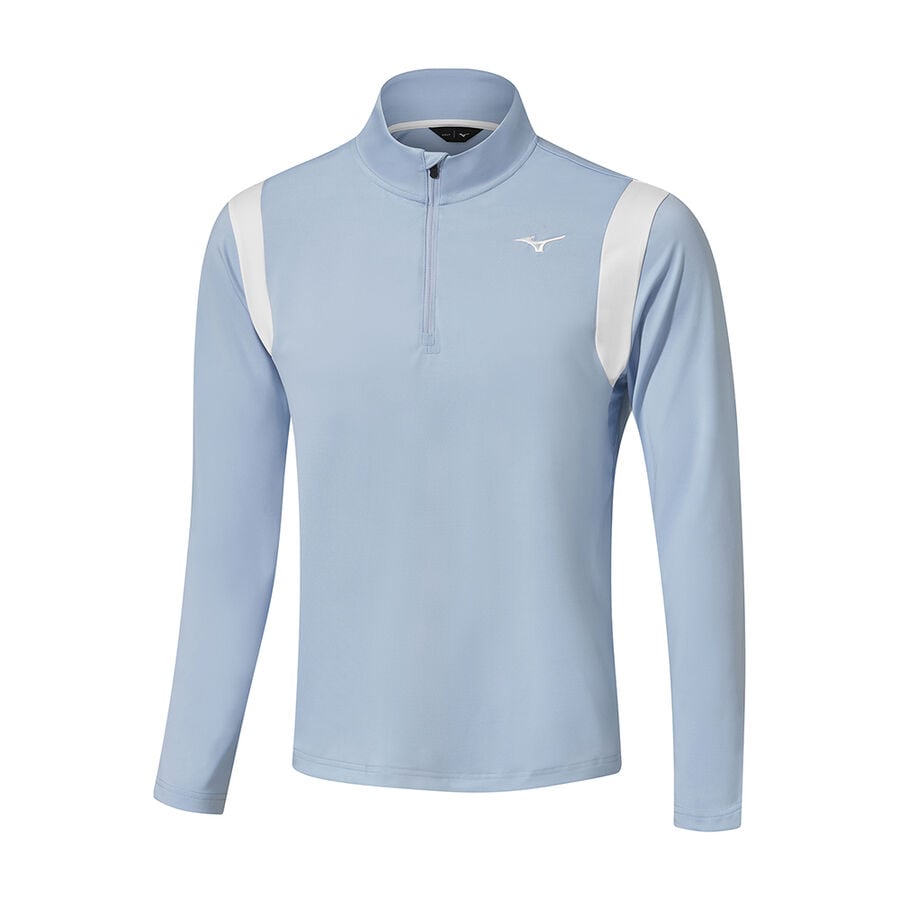 Light Men's Mizuno Breeze Elite 1/4 Zip Tops | Philippines-214793