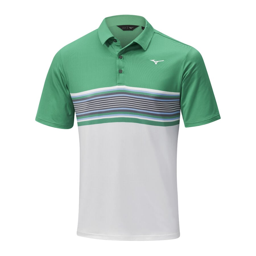 Mint Men's Mizuno Quick Dry Oceanic Polo Tops | Philippines-945708