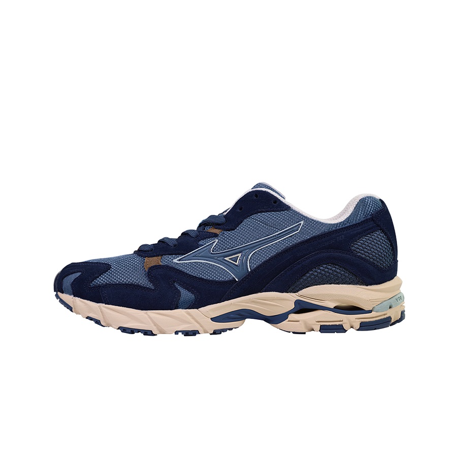 Navy Men's Mizuno Wave Rider 10 Sneakers | Philippines-709231