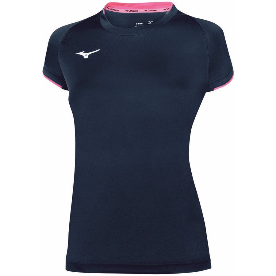 Navy Women's Mizuno Core SS Tee | Philippines-426738