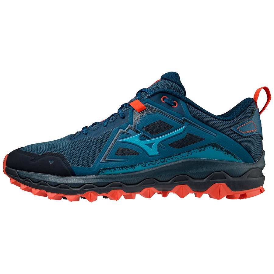 Peacock Men's Mizuno Wave Mujin 8 Trail Running Shoes | Philippines-830941