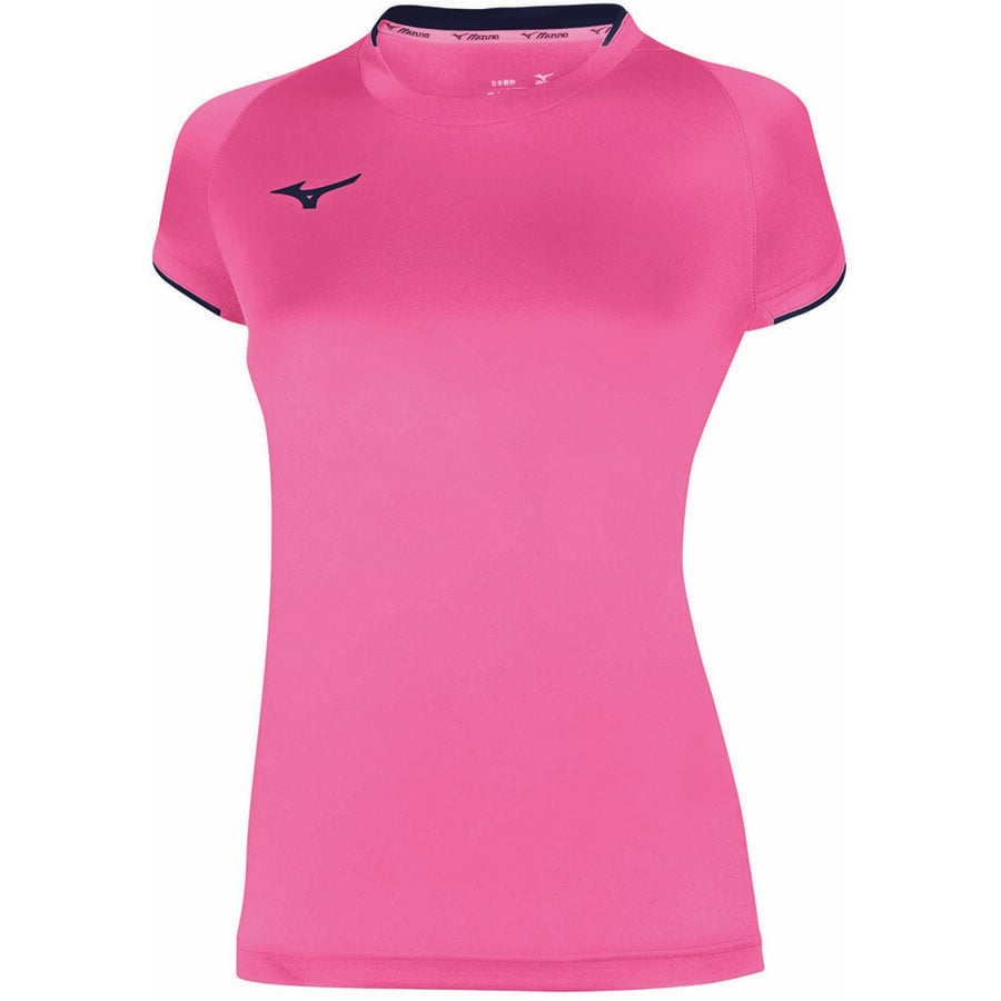 Pink Women's Mizuno Core SS Tee | Philippines-867149