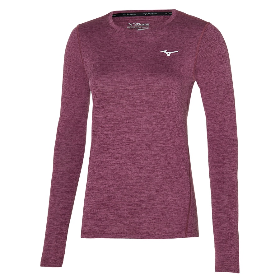 Purple Women's Mizuno Impulse Core LS Tee | Philippines-391845