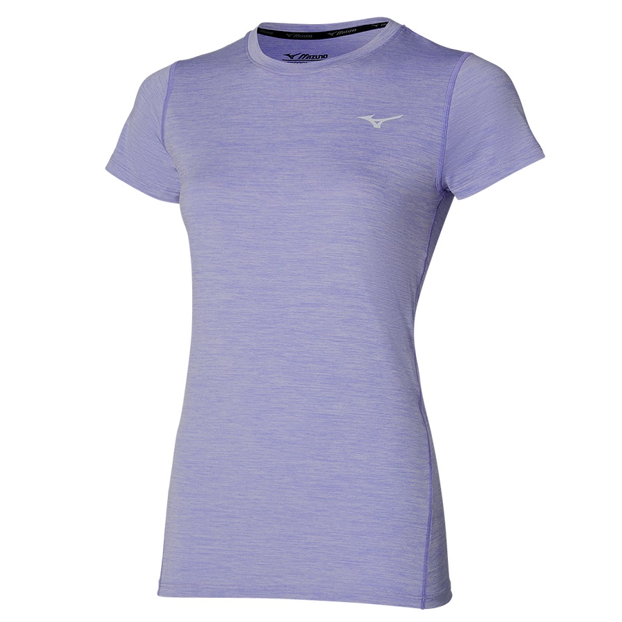 Purple Women's Mizuno Impulse Core Tee | Philippines-543920