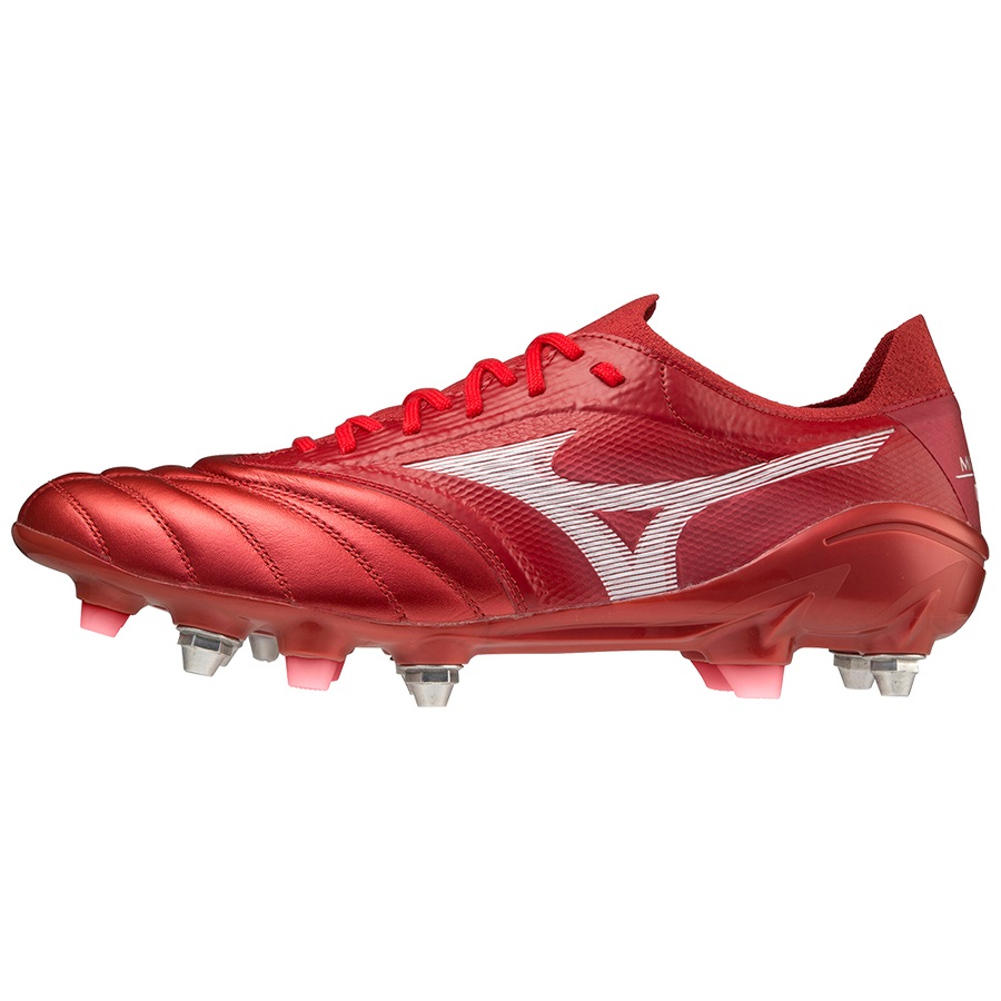 Red Men's Mizuno Morelia Neo III Beta EMI Football Boots | Philippines-173689