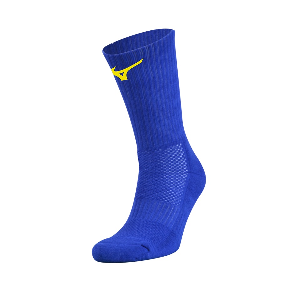 Royal / Yellow Men's Mizuno Handball pair Sports Socks | Philippines-041582