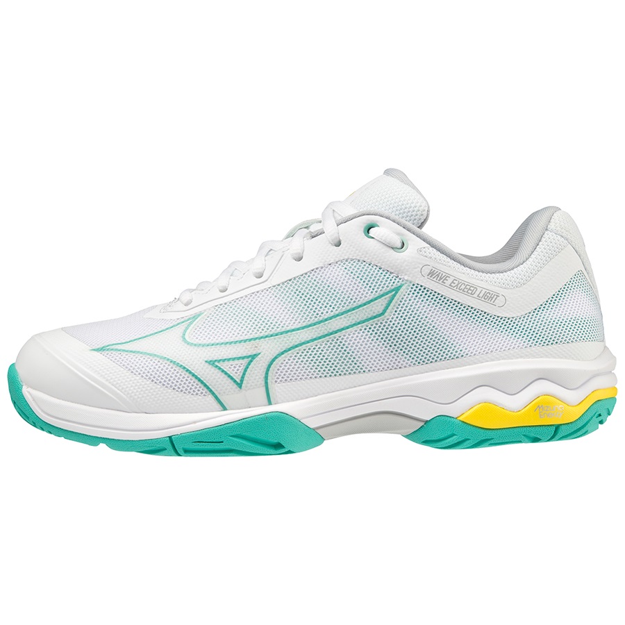 Turquoise Women's Mizuno Wave Exceed Light AC Tennis Shoes | Philippines-364507