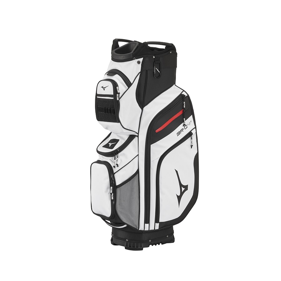 White / Black Men's Mizuno BR-D4 CART Bags | Philippines-965873