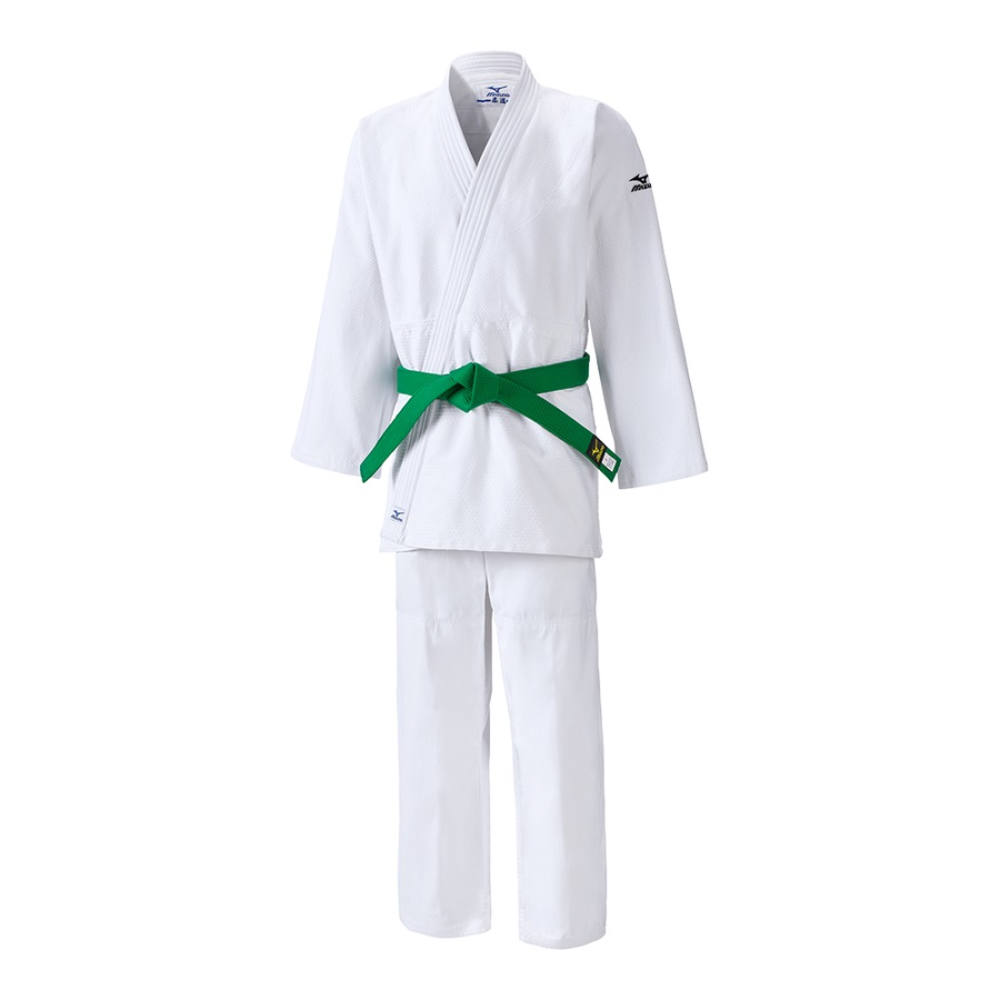 White Men's Mizuno Hayato Judo Gi | Philippines-293401