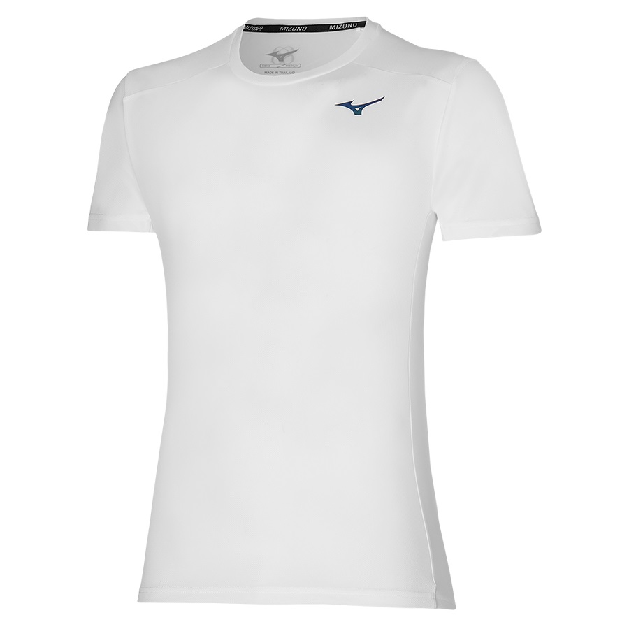 White Men's Mizuno Inifinity 88 Tee | Philippines-490526