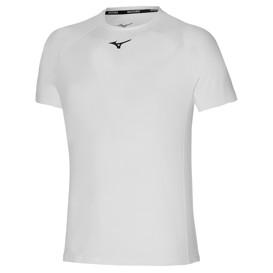 White Men's Mizuno Tee | Philippines-923407