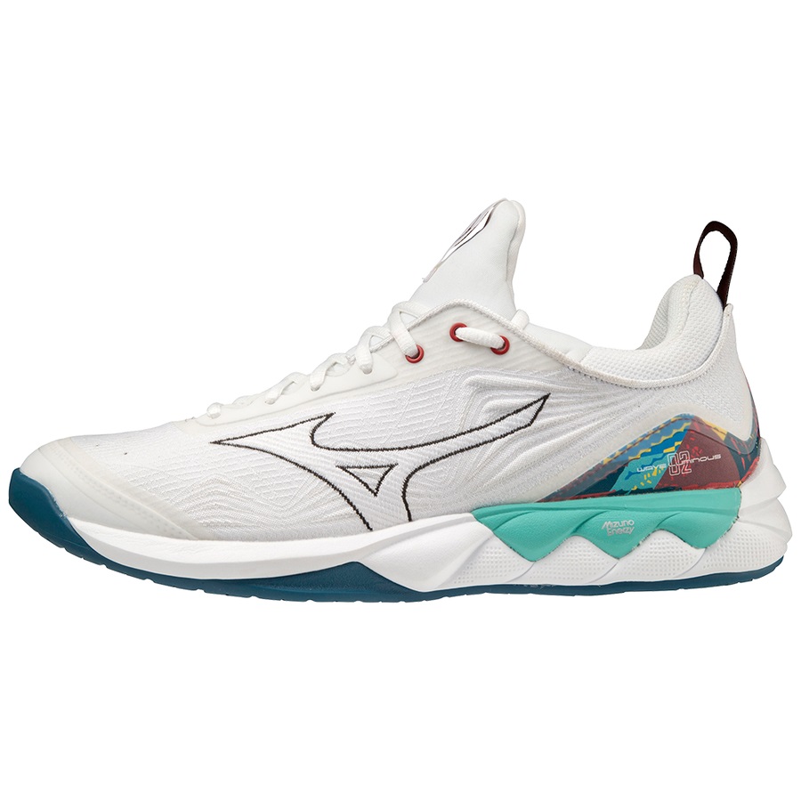 White Men's Mizuno Wave Luminous 2 Volleyball Shoes | Philippines-875096