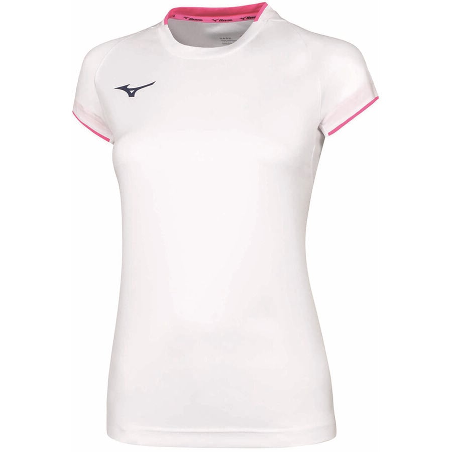 White Women's Mizuno Core SS Tee | Philippines-487126