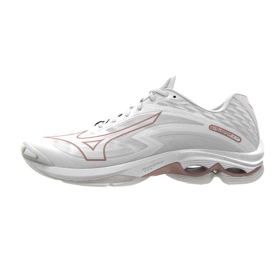 White Women's Mizuno Wave Lightning Z7 Volleyball Shoes | Philippines-254309