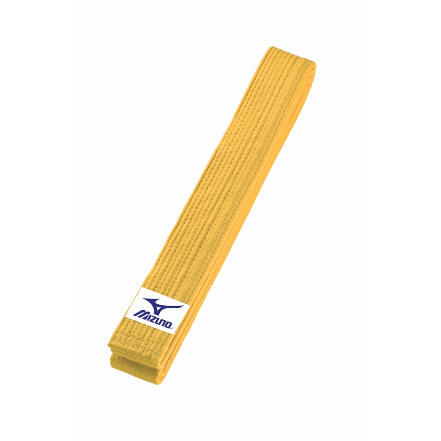 Yellow Women's Mizuno OBI Judo Belts | Philippines-520964